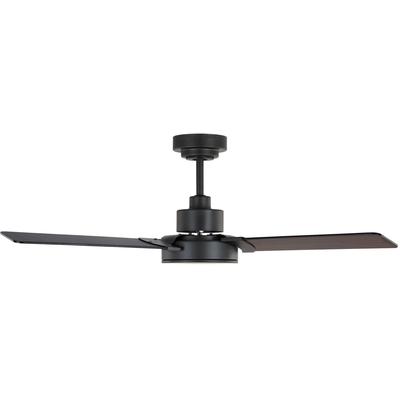 Generation Lighting Fans - Jovie 44" Indoor/Outdoor Ceiling Fan - Midnight Black - 3JVR44MBK