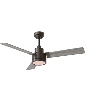 Generation Lighting Fans - Jovie 52" Indoor/Outdoor LED Ceiling Fan - Aged Pewter - 3JVR52AGPD