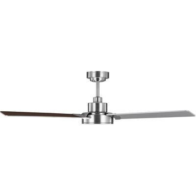 Generation Lighting Fans - Jovie 52" Indoor/Outdoor Ceiling Fan - Brushed Steel - 3JVR52BS