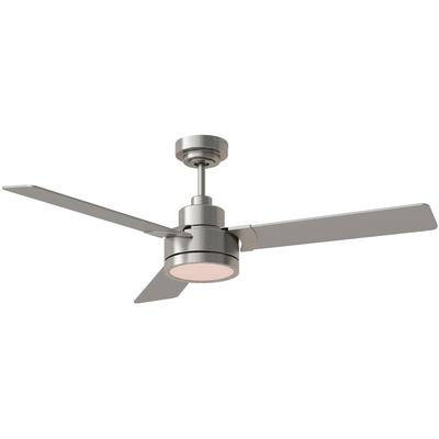 Generation Lighting Fans - Jovie 52" Indoor/Outdoor LED Ceiling Fan - Brushed Steel - 3JVR52BSD