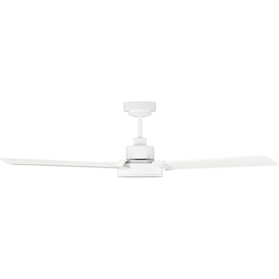 Generation Lighting Fans - Jovie 52" Indoor/Outdoor Ceiling Fan - Matte White - 3JVR52RZW