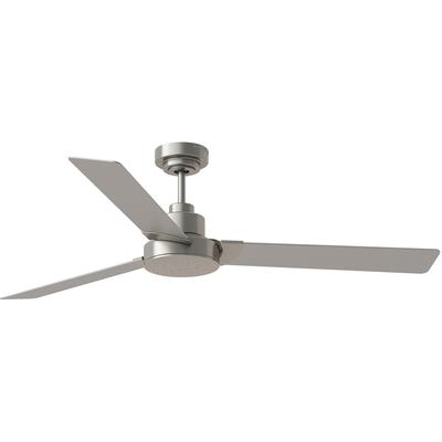 Generation Lighting Fans - Jovie 58" Indoor/Outdoor Ceiling Fan - Brushed Steel - 3JVR58BS