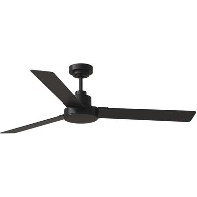 Generation Lighting Fans - Jovie 58" Indoor/Outdoor Ceiling Fan - Midnight Black - 3JVR58MBK