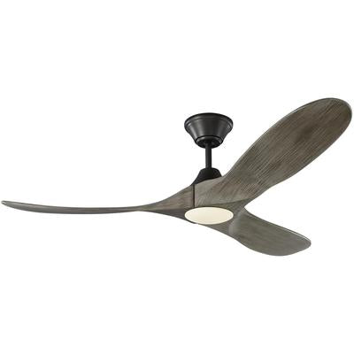 Generation Lighting Fans - Maverick II 52" LED 3-Blade Ceiling Fan - Aged Pewter - 3MAVR52AGPD