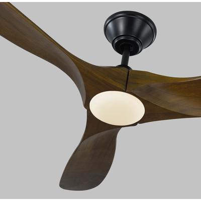 Generation Lighting Fans - Maverick II 52" LED 3-Blade Ceiling Fan - Black - 3MAVR52BKD