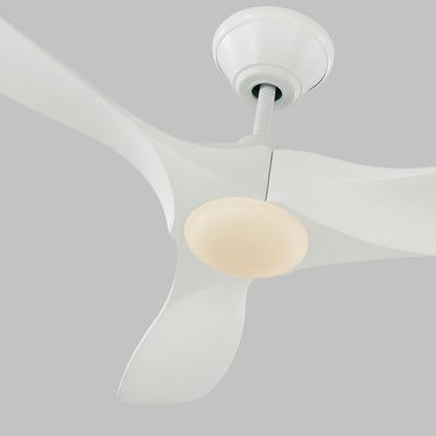 Generation Lighting Fans - Maverick II LED 52" 3-Blade Ceiling Fan - Matte White - 3MAVR52RZWD