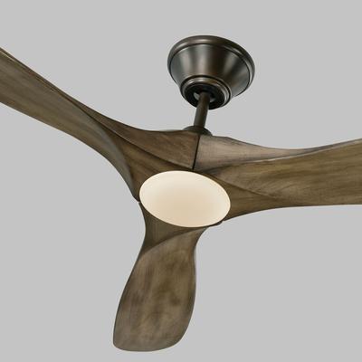 Generation Lighting Fans - Maverick 60" LED 3-Blade Ceiling Fan - Aged Pewter - 3MAVR60AGPD