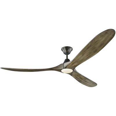 Generation Lighting Fans - Maverick Max LED 70" 3-Blade Ceiling Fan - Aged Pewter - 3MAVR70AGPD