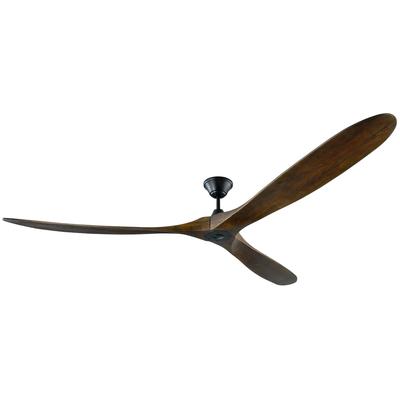 Generation Lighting Fans - Maverick Super Max 88" 3-Blade Ceiling Fan - Black - 3MAVR88BK