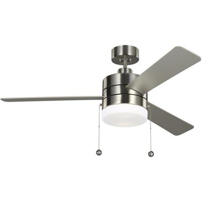 Generation Lighting Fans - Syrus 52" Ceiling Fan - Brushed Steel - 3SY52BSD