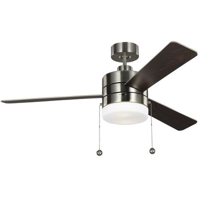 Generation Lighting Fans - Syrus 52" Ceiling Fan - Brushed Steel - 3SY52BSD