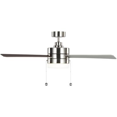 Generation Lighting Fans - Syrus 52" Ceiling Fan - Brushed Steel - 3SY52BSD