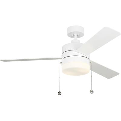 Generation Lighting Fans - Syrus 52" Ceiling Fan - Matte White - 3SY52RZWD