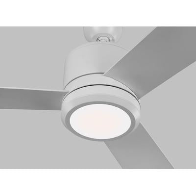 Generation Lighting Fans - Vision Max 56" Ceiling Fan - Matte White - 3VNMR56RZWD-V1