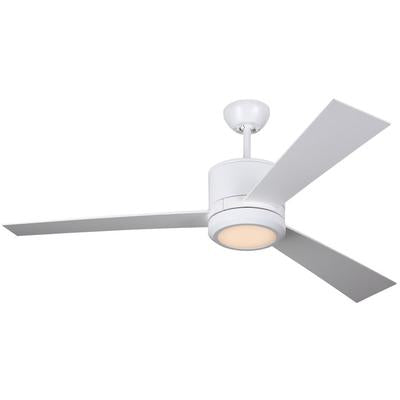 Generation Lighting Fans - Vision 52" Ceiling Fan - Matte White - 3VNR52RZWD-V1