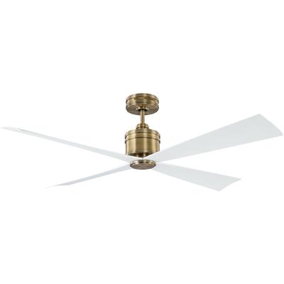 Generation Lighting Fans - Launceton 56" Ceiling Fan - Hand-Rubbed Antiqued Brass - 4LNCR56HAB