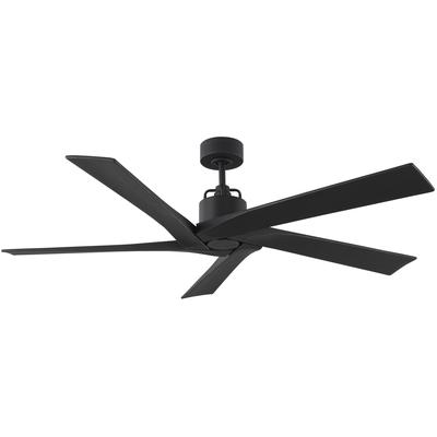 Generation Lighting Fans - Aspen 56" Ceiling Fan - Midnight Black - 5ASPR56MBK