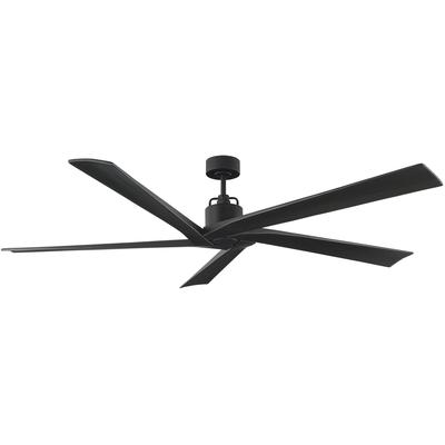 Generation Lighting Fans - Aspen 70" Ceiling Fan - Midnight Black - 5ASPR70MBK