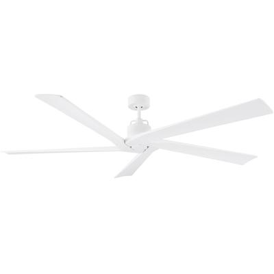 Generation Lighting Fans - Aspen 70" Ceiling Fan - Matte White - 5ASPR70RZW