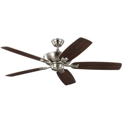 Generation Lighting Fans - Colony Max 52" Ceiling Fan - Brushed Steel - 5COM52BS