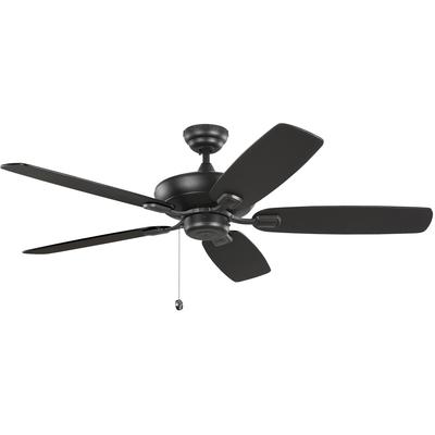 Generation Lighting Fans - Colony Max 52" Ceiling Fan - Midnight Black - 5COM52MBK