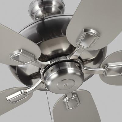 Generation Lighting Fans - Colony Super Max 60" Ceiling Fan - Brushed Steel - 5CSM60BS