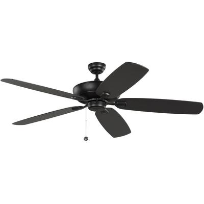 Generation Lighting Fans - Colony Super Max 60" Ceiling Fan - Midnight Black - 5CSM60MBK