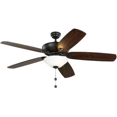 Generation Lighting Fans - Colony Super Max Plus 60" Ceiling Fan - Midnight Black - 5CSM60MBKD-V1