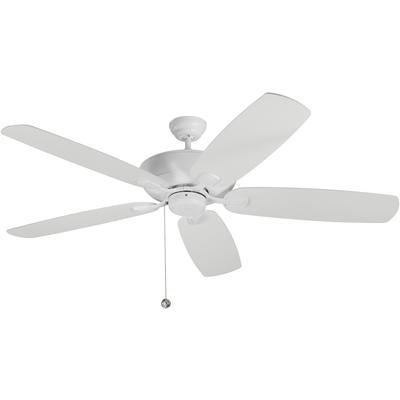 Generation Lighting Fans - Colony Super Max 60" Ceiling Fan - Matte White - 5CSM60RZW