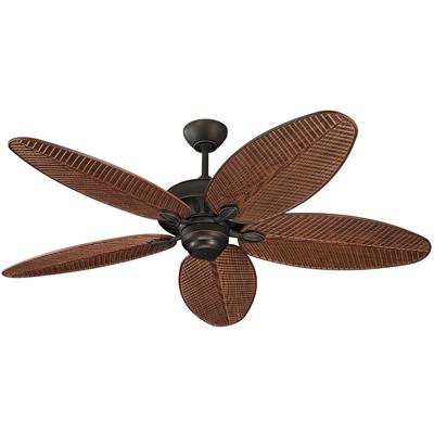 Generation Lighting Fans - Cruise 52" Outdoor Ceiling Fan - Roman Bronze - 5CU52RB