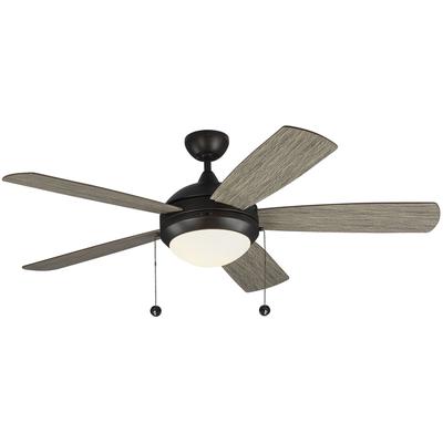 Generation Lighting Fans - Discus Classic 52" Ceiling Fan - Aged Pewter - 5DIC52AGPD-V1