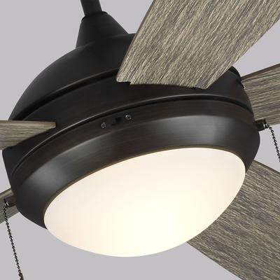 Generation Lighting Fans - Discus Classic 52" Ceiling Fan - Aged Pewter - 5DIC52AGPD-V1