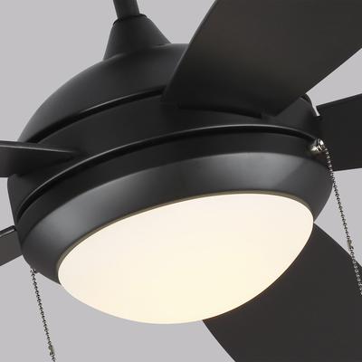 Generation Lighting Fans - Discus Classic 52" Ceiling Fan - Matte Black - 5DIC52BKD-V1