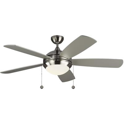 Generation Lighting Fans - Discus Classic 52" Ceiling Fan - Brushed Steel - 5DIC52BSD-V1