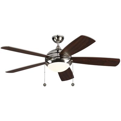 Generation Lighting Fans - Discus Classic 52" Ceiling Fan - Polished Nickel - 5DIC52PND-V1