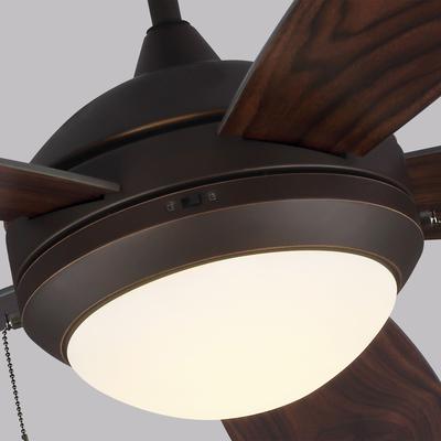 Generation Lighting Fans - Discus Classic 52" Ceiling Fan - Roman Bronze - 5DIC52RBD-V1