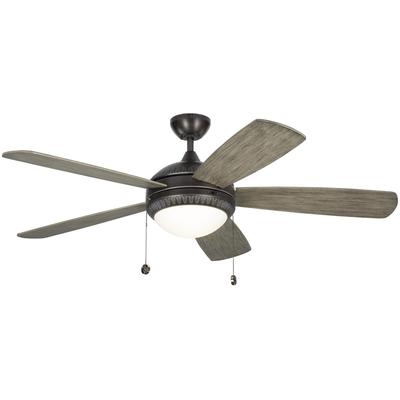 Generation Lighting Fans - Discus Ornate 52" Ceiling Fan - Aged Pewter - 5DIO52AGPD