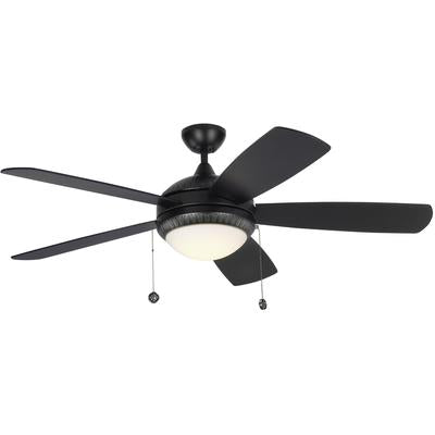 Generation Lighting Fans - Discus Ornate 52" Ceiling Fan - Black - 5DIO52BKD