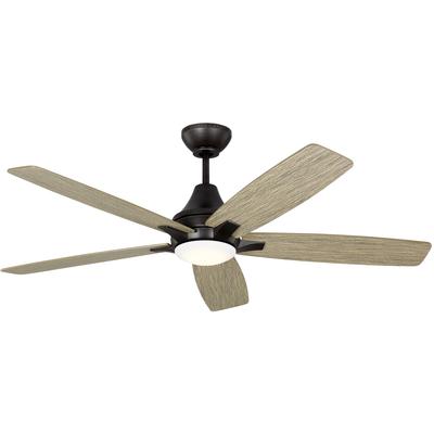 Generation Lighting Fans - Lowden 52" Indoor/Outdoor Ceiling Fan - Aged Pewter - 5LWDR52AGPD