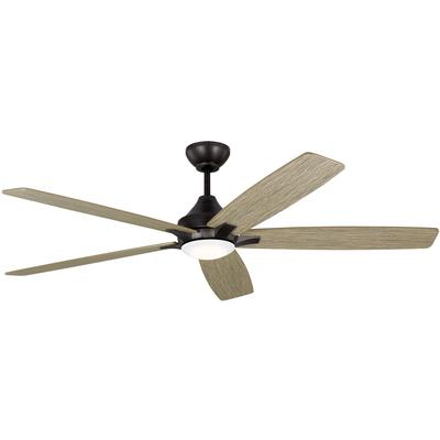 Generation Lighting Fans - Lowden Smart 60" LED Ceiling Fan - Aged Pewter - 5LWDSM60AGPD