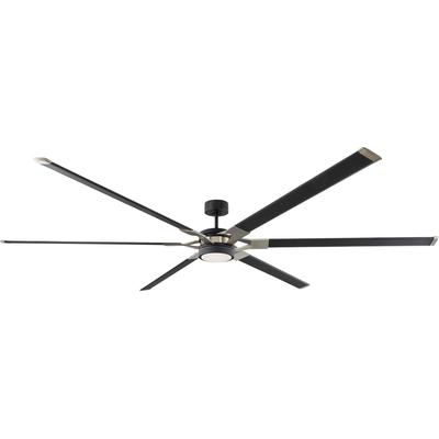 Generation Lighting Fans - Loft 96" Ceiling Fan - Midnight Black - 6LFR96MBKD