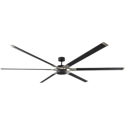 Generation Lighting Fans - Loft 96" Ceiling Fan - Midnight Black - 6LFR96MBKD