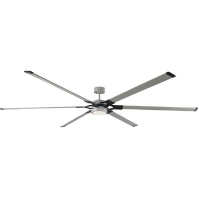 Generation Lighting Fans - Loft 96" Ceiling Fan - Painted Brushed Steel - 6LFR96PBSD