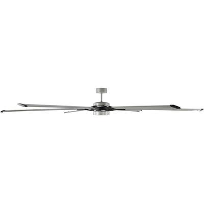 Generation Lighting Fans - Loft 96" Ceiling Fan - Painted Brushed Steel - 6LFR96PBSD