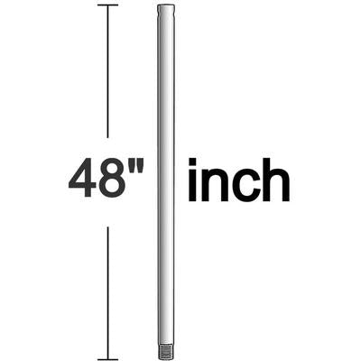 Generation Lighting Fans - 48" Downrod - Polished Nickel - DR48PN