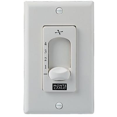 Generation Lighting Fans - 4-Speed Wall Control - White - ESSWC-4-WH