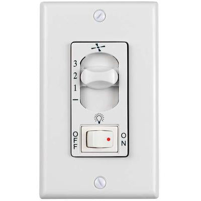 Generation Lighting Fans - 4-Speed Wall Control - White - ESSWC-5-WH