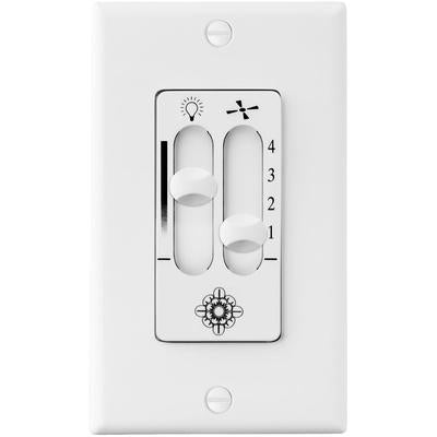 Generation Lighting Fans - 4-Speed Wall Control - White - ESSWC-6-WH