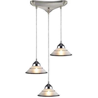Elk Home - Refraction 3-Light Pendant - 1477/3