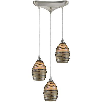 Elk Home - Vines 3-Light Pan Pendant - 31142/3